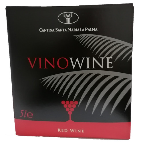Vino rosso bag - box, santa