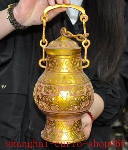 Vecchio vaso vino - , cinese