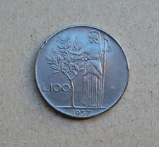 1957 100 lire minerva - ,