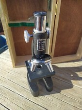 Microscopio King 100x 200x 300 X Custodia Strumenti Scientifici Laboratorio