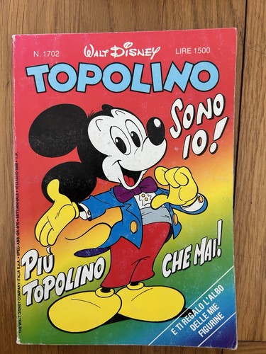 Walt disney topolino 1702 - disney, n.