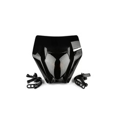 Mascherina STR8 nera tipo KTM