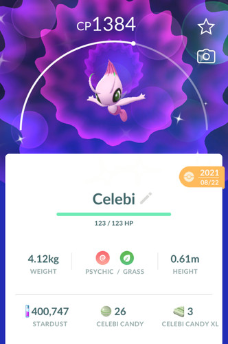Pokémon raro shiny celebi - pokémon,
