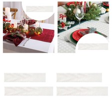 Runner da tavola natalizio, decorazioni morbide per la tavola per festival,