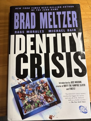 Identity crisis hardcover by - identity,