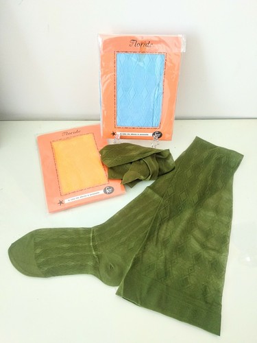 Calze nylon rombi vintage - nylon,