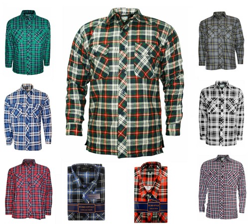 Camicia uomo flanella