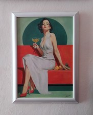 Quadro dipinto a mano ritratto