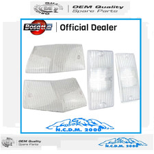 KIT GEMME BIANCHE TRASPARENTI FRECCE ANTERIORI POSTERIORI VESPA PX 125-150-200