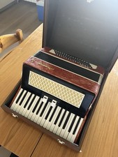 Fisarmonica Accord Vintage 80 bassi 3 voci 2 registri + Custodia Originale