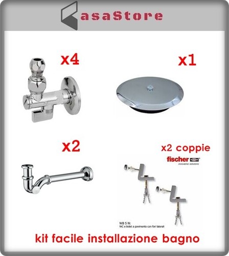 Kit facile installazione bagno