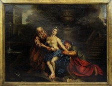 Susanna e i vecchioni, olio su