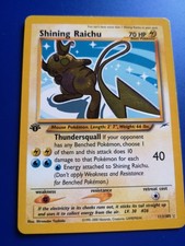 Pokemon Shining Raichu 1st