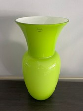 Vaso Murano Opalino Nason H 40cm verde