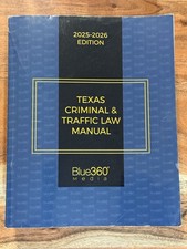 Texas Criminal and Traffic Law