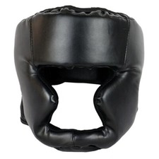 HB CASCO BOXE KICK BOXING CASCHETTO GRIGLIA PROTEZIONE MMA ARTI MARZIALI NERO