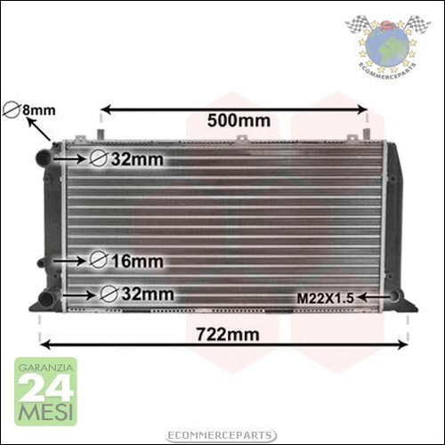 Radiatore acqua vanwezel per - radiatore,