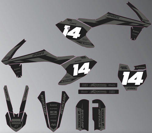 Kit grafica ktm 50sx factory - kit,