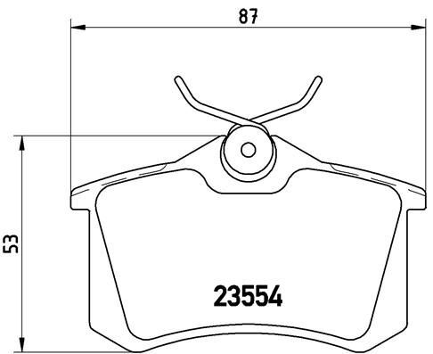 Brembo p85020 kit pastiglie - brembo,