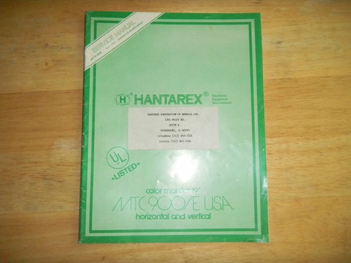 Manuale videogioco hantarex - manuale,