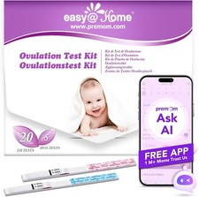25x Test Ovulazione Altamente Preciso Monitoraggio ciclo periodo fertile con app