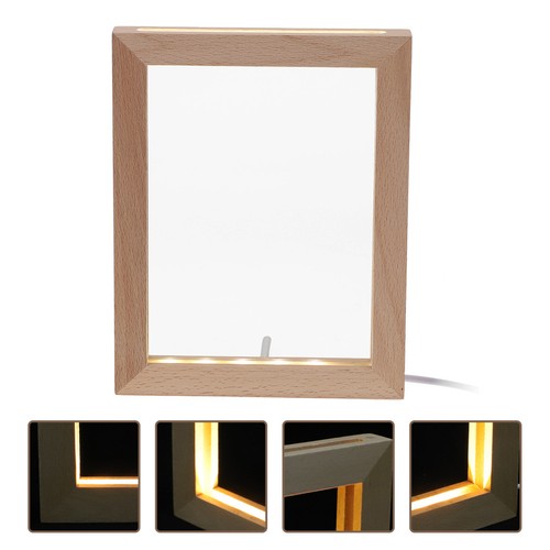 Cornice portafoto legno con - portafoto, in