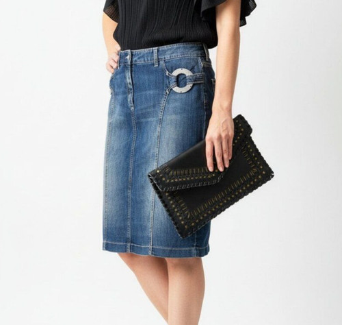 Gonna denim roccobarocco - denim,