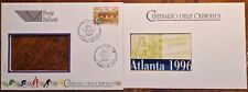 SCHEDE TELEFONICHE TELECOM ATLANTA 1996 + FOLDER Centenario delle Olimpiadi