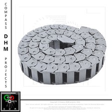 Catena passacavi plastica 15 x 20 mm 1 m portacavi 15mm stampanti 3D CNC Reprap