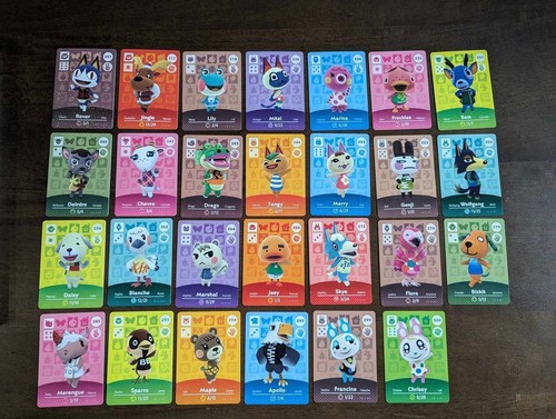 Animal crossing amiibo cards - animal,