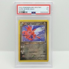 CARTA POKÉMON DARK SCIZOR HOLO 9/105 (2002) - NEO DESTINY - ITA - PSA 3 - RARA