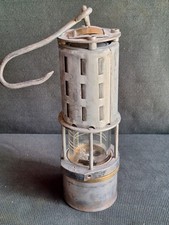 Antica LANTERNA Acetilene da Miniera Da Minatore Stile Industriale