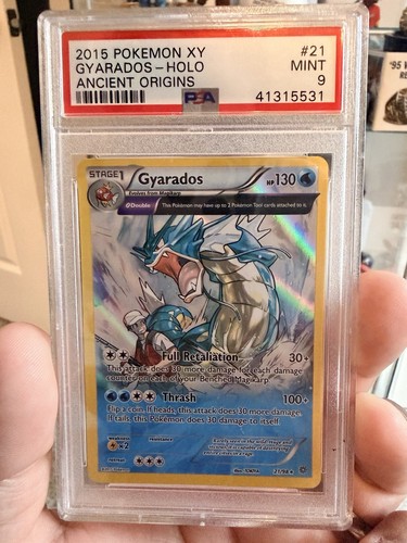 Carta holo gyarados antiche - holo,