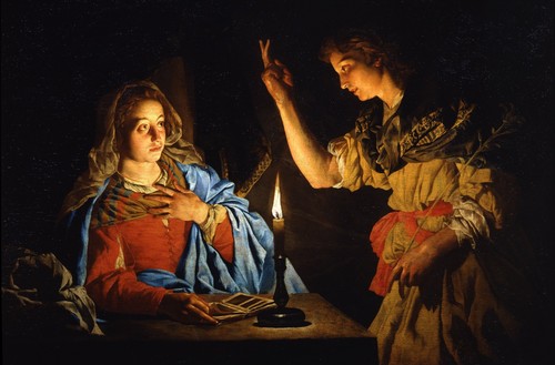 Matthias stomer annunciazione - matthias,