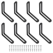 8 Pezzi Staffa a L Scanalata