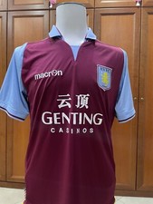 maglia calcio Shirt Jersey Calcio Aston Villa Macron 2022/2013