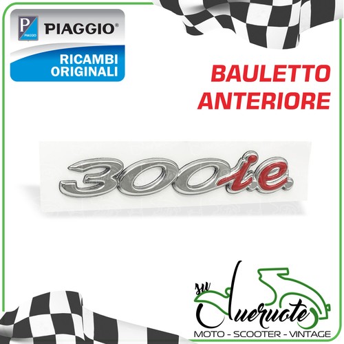 Targhetta bauletto anteriore - targhetta,