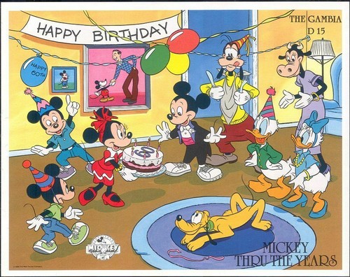 Gambia 1989 disney topolino - 1989,