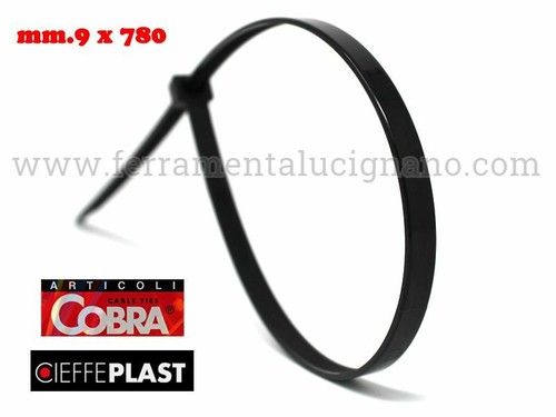 Fascette cablaggio nylon nere - nylon,