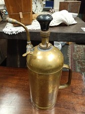 Oliatore grassatore a stantuffo in metallo ottone epoca 900 raro S! 164047