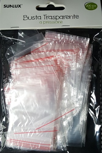 1000 bustine 5x7 trasparenti - bustine,