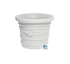VASO TONDO RESINA FESTONATO