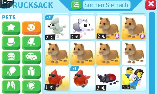 Roblox adopt pet - set,, o