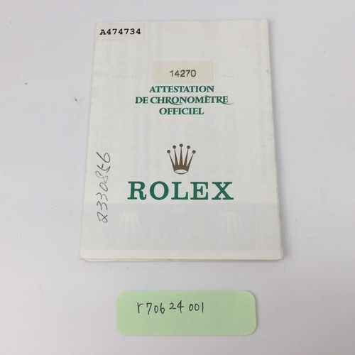 Rolex 14270 explorer carta - rolex,