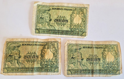 Banconota epoca lire atena - banconota,