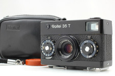 [Mint] Rollei 35 T Nero Film Fotocamera Nera Tessar 40mm f3.5 Dal Giappone
