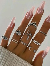 Set 9 Anelli Accessori Donna