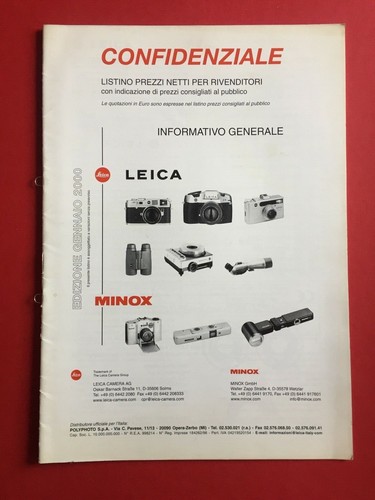 Leica minox listino prezzi - minox,