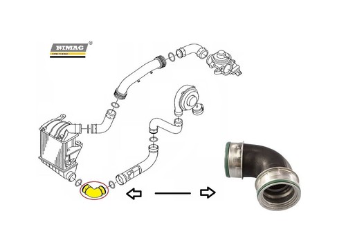 6q0145832c tubo manicotto - 6q0145832c,