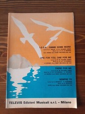 SPARTITO MUSICALE 4 CANZONI LA BIONDA - PUPO - D D. SOUND ANNO 1978